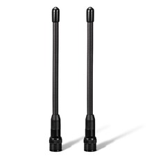 2x BNC Handheld Scanner Antenna Dual Band 144/430MHz VHF UHF Flexible Ham Radio