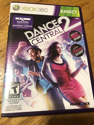 Dance Central 2 (Microsoft Xbox 360, 2011) Case And Manual Only