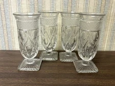 Set of 4 Imperial Glass-Ohio Cape Cod Parfaits 5-7/8"
