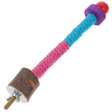  Parakeet Cage Accessories Parrot Perch Rough Bird Natural Standing Ladder