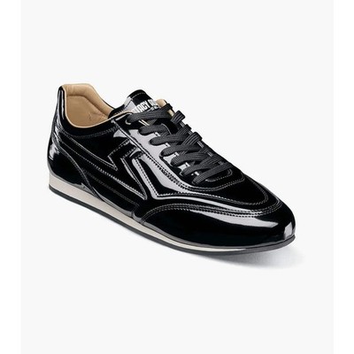 Stacy Adams Action 150 Sporty Lace Up Sneaker Black Patent 25797-004