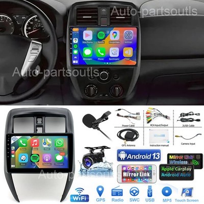 Carplay For Nissan Versa Sedan 2015-2019 Android 13 Car Stereo Radio GPS Navi BT