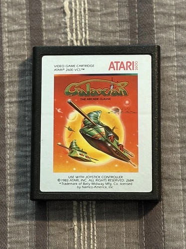 Galaxian (Atari 2600) Cartridge CLEANED & TESTED