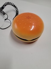 Vintage Hamburger Phone Cheeseburger Novelty Landline 80s 90s Retro READ