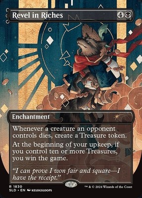 Magic/MTG Revel in Riches SLD20WTW-1830 Rare Englisch NM Foil