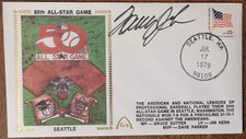 1979 Gateway Stamp Co. Full  Color Silk Cachet Tommy John 50th All-Star Game