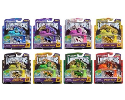 CarTuned 1:64 Lowriders SHOW GLOW Series 3 Assortment 8 Car Set