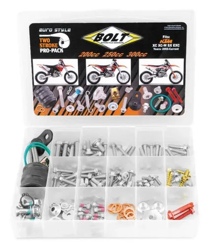 Kit de herrajes Bolt 200 a 300cc Pro Pack para KTM 250 SX 76-23 Foto 3 de 4