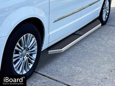 APS Polished 6" Side Step Side Bar Fit 11-20 Dodge Grand Caravan