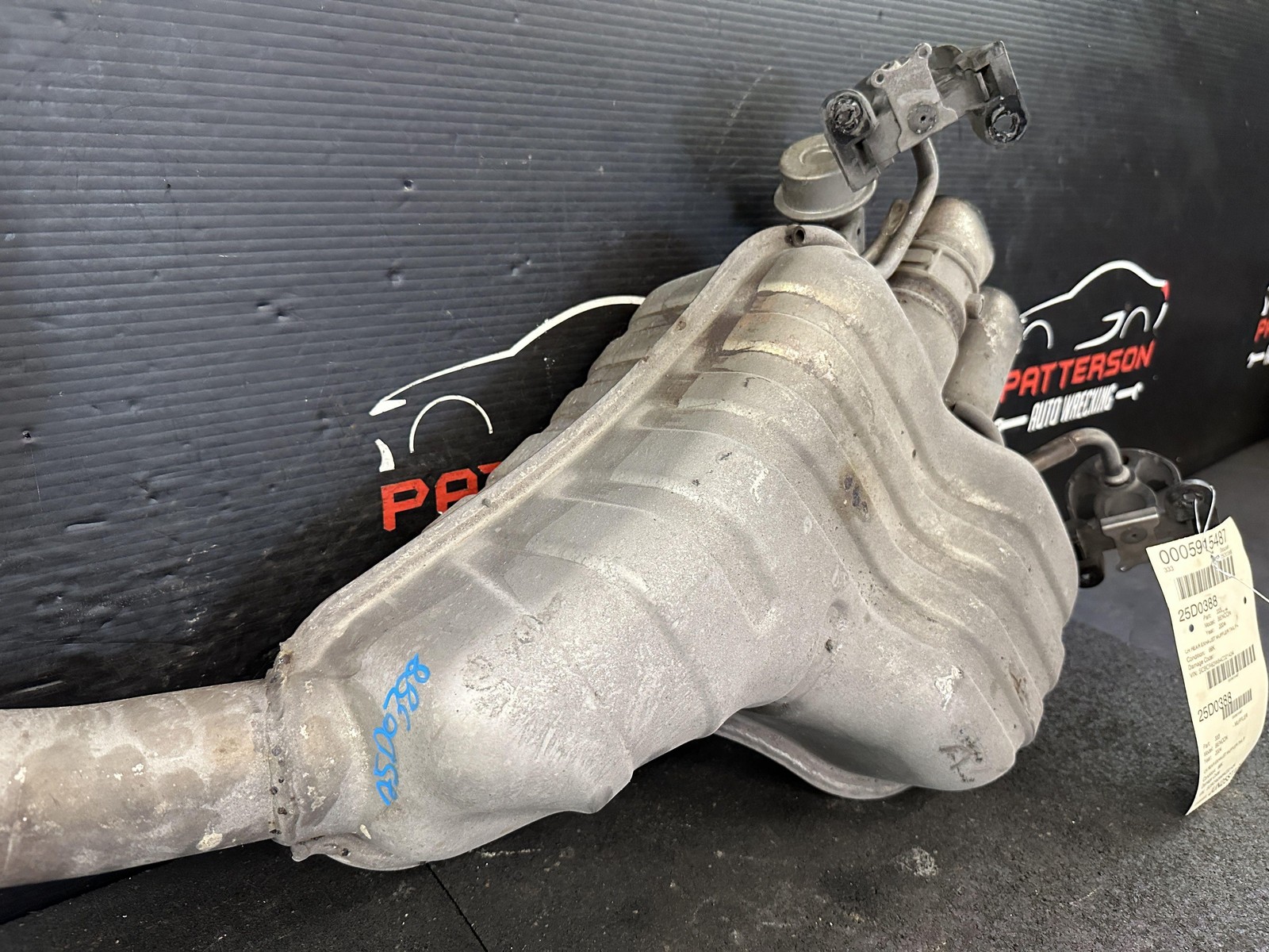 03-07 BENTLEY CONTINENTAL 6.0 REAR DRIVER LH EXHAUST MUFFLER TAIL PIPE 3W0253611