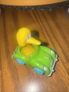 Sesame Street Muppets Big Bird in Green Car 1983 Playskool Vintage