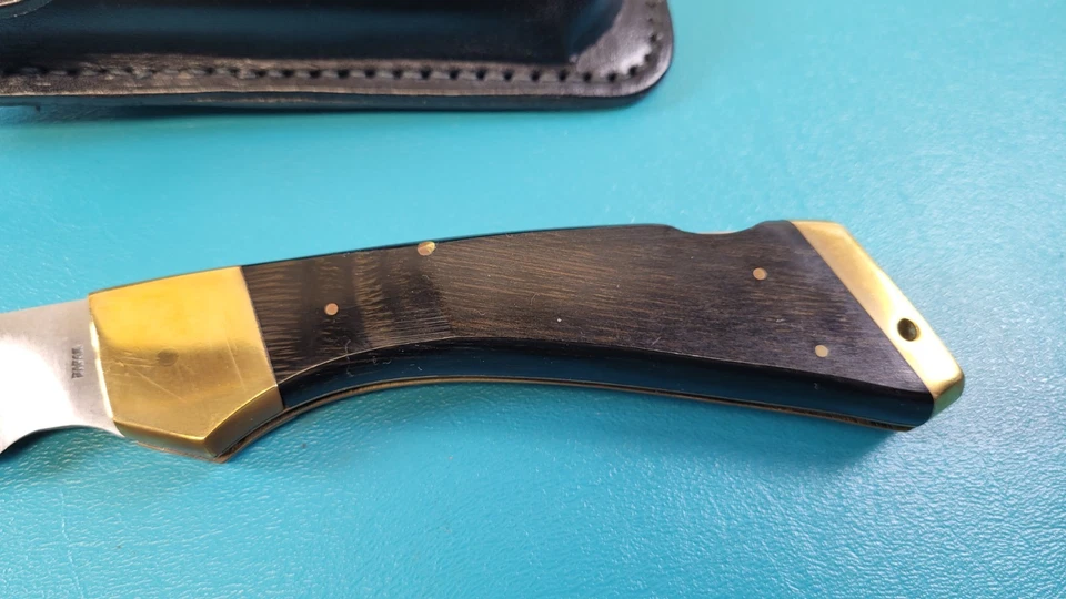 Faca dobrável vintage grande MAC aço molibdênio + bainha Seki Japão TR765 - Imagem 3 de 4