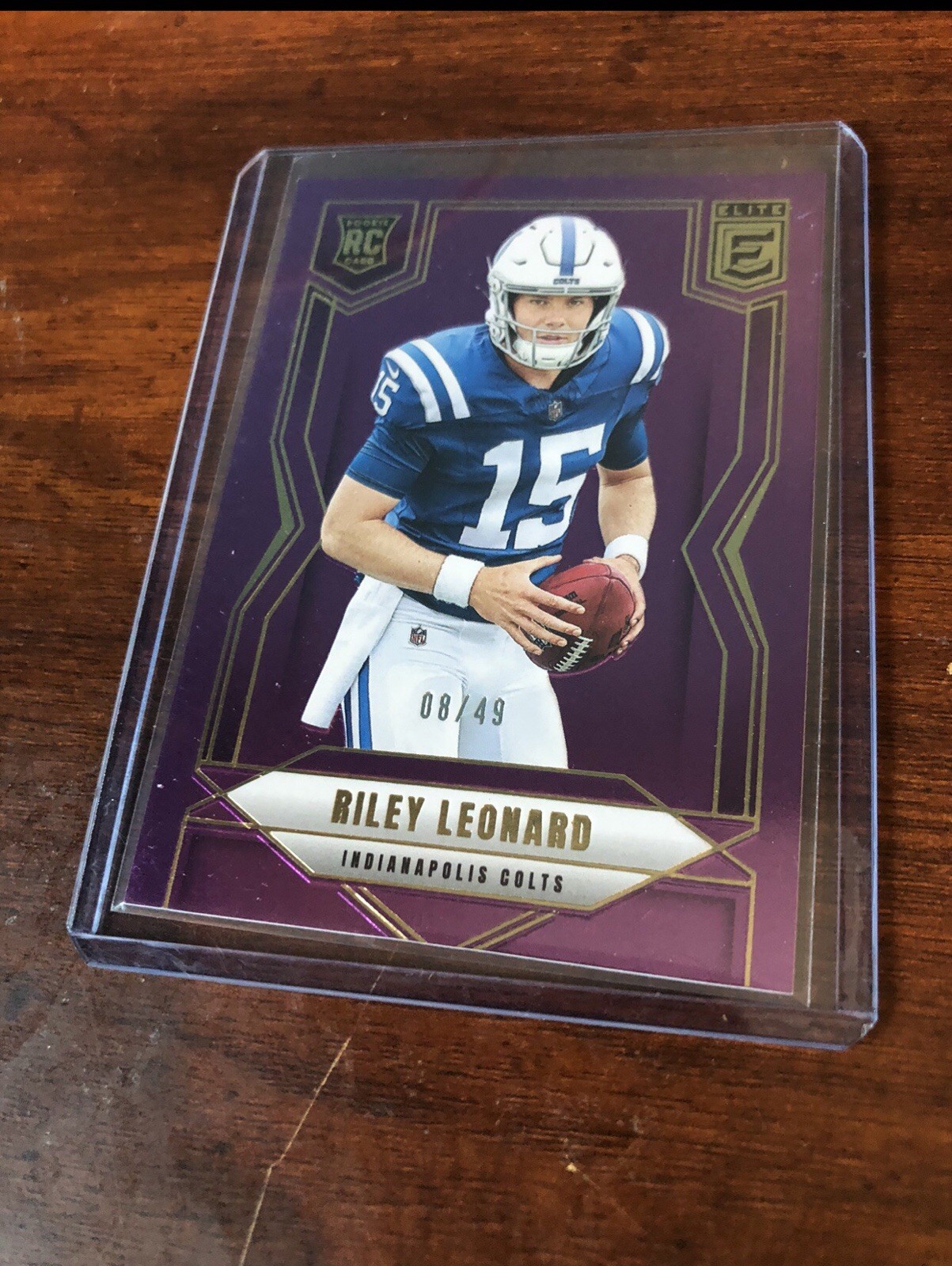 2025 Panini Donruss Elite - Rookies Riley Leonard #170 Purple /49 (RC)