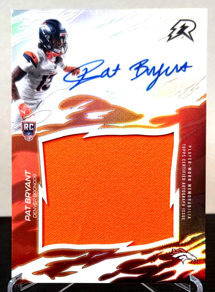 Pat Bryant 2025 Topps Resurgence Resurgence Rookie Relic Signatures #RRSPB Base