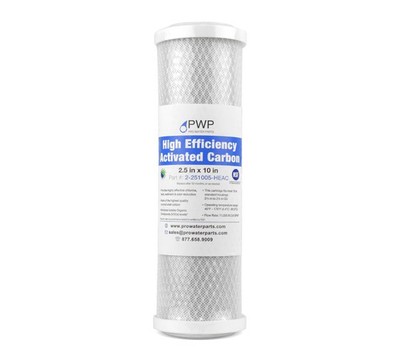 High Efficiency Activated Carbon Water Filter Cartridge 5 Micron Fits Standard