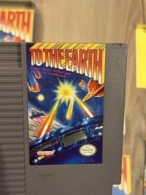 To the Earth (Nintendo NES, 1989) Complete CIB w/ Poster & Inserts Tested Works