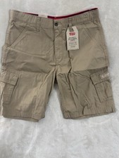 Levi s Khaki tan, Beige Cargo Boys Shorts Size 16 regular With Belt Loops