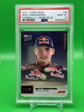 Max Verstappen #84 Dark Blue /99 PSA 10 2021 Topps Now F1 Where It Began
