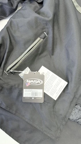 NASA Racing Mens Textile Motorcycle Jacket CE Armor Black Reflective Vented NWT image 13