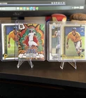 4 Card Konnor Griffin Lot - Bomb Squad, Bowman Chrome, Pro Debut Chrome & Paper