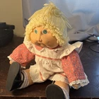 Cabbage Patch Doll Jesmar Made In Spain Blonde Single Ponytail Freckles 1982