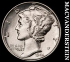 1944 Mercury Dime-Super Choice Gem Brilliant Unc ++++ No Reserve #i1138