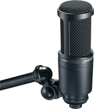 Audio-Technica AT2020 Cardioid Condenser Studio Microphone XLR Recording Vocal