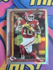 2025 Topps Chrome Isiah Pacheco #149 Refractor Chiefs
