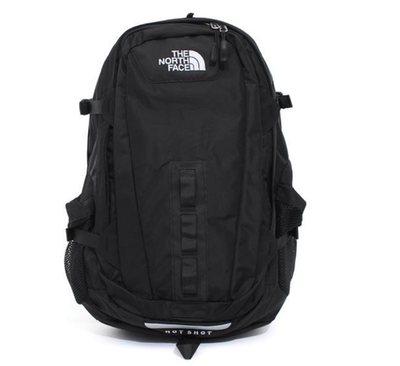 Original The North Face HOT SHOT Backpack 28L Black Daypack
