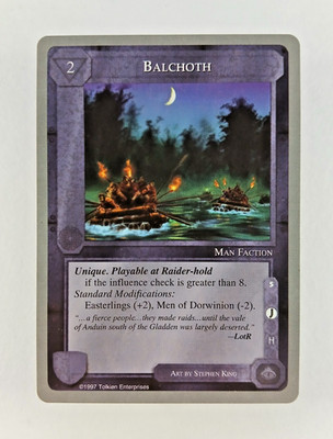 Balchoth - Middle Earth CCG card (1998 ICE) MECCG Silver Grey Border Reprint