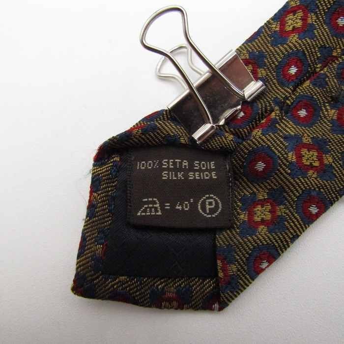 Givenchy Men’s Brown Silk Dot Pattern Necktie Ita… - image 5