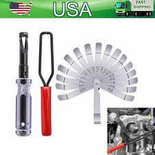 10mm Valve Adjustment Tool With Feeler Gauge - Jam Nut Valve Lash Adjusting Tool 10mm Valve Adjustment Tool With Feeler Gauge - Jam Nut Valve Lash Adjusting Tool