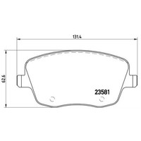 Brembo BremsbeläGe Vorne FüR Skoda Fabia II Roomster Seat Ibiza III