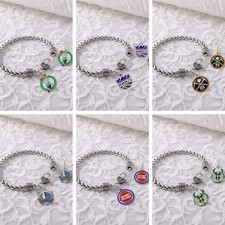 NBA BRACELETS  EARRINGS - STAINLESS STEEL - PICK YOUR TEAM