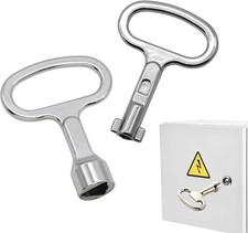 IRYNA Meter Box Key Set - Triangle and Round Keys for UK Gas, Water, and Electr