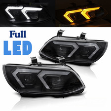 Voll LED Scheinwerfer Set Schwarz für BMW 3er E92 Coupé & E93 Cabrio 2010–2013