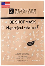 Erborian BB Shot Sheet Mask with Ginseng, Pore Minimizing, Absorbs Excess Sebum,