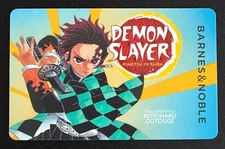 Barnes & Noble Demon Slayer Gift Card (Tanjiro) Anime Collectible (No Value, $0)
