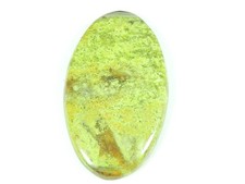 23 x 42 x 05 mm natürlicher grüner Opal ovale Form Cabochon loser Edelstein 3...