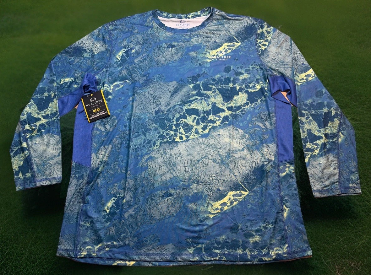 Realtree Aspect Riverdog Long Sleeve Performance Fishing Shirt Jersey NEW 3XL
Opens in a new window