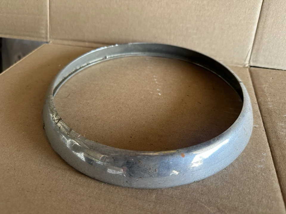 Austin Healey Sprite Mk1 1275 Headlight Mount Trim Ring OEM -W4 - Image 3 of 4