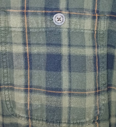 Camisa de franela a cuadros de peso pesado calce relajado desacogida 2XL Duluth Trading para hombre - Imagen 2 de 4