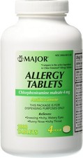 Pharmaceuticals Chlorpheniramine Maleate 4 mg Anti-Allergy Tablets, 1000
