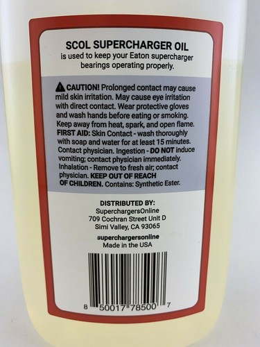 Genuine OEM Supercharger Oil Change kit 8oz Mini Cooper Mercedes Volkswagen Audi - Picture 3 of 3