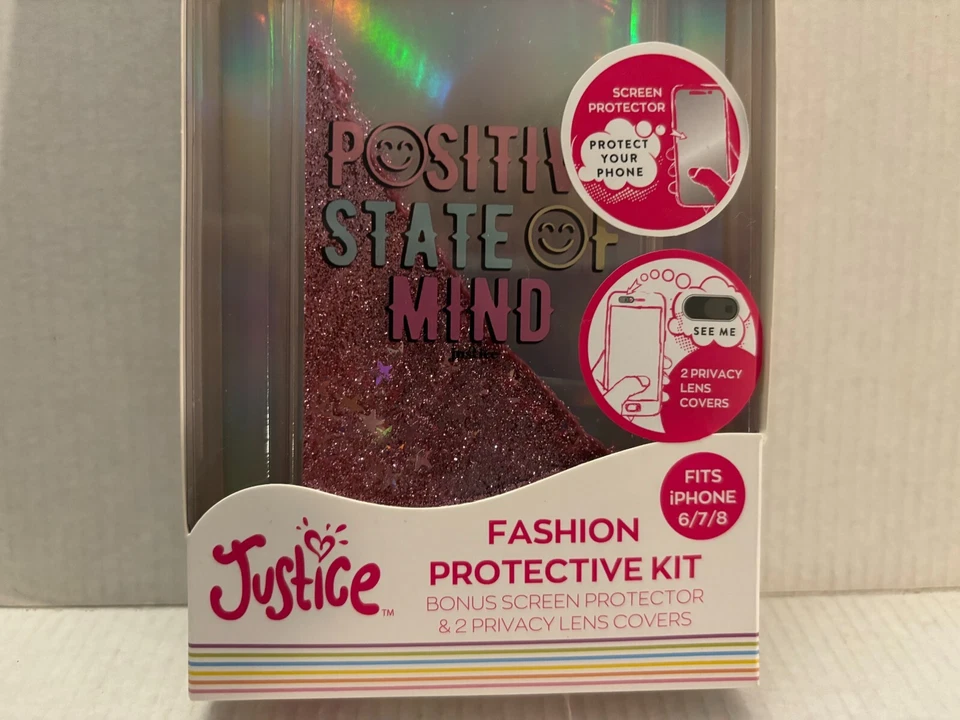 NUEVO Kit de protección de moda Justice Positive State of Mind para iPhone 6/7/8 Foto 2 de 4