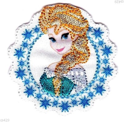 2/" Disney alice in wonderland tweedle dee fabric applique iron on character