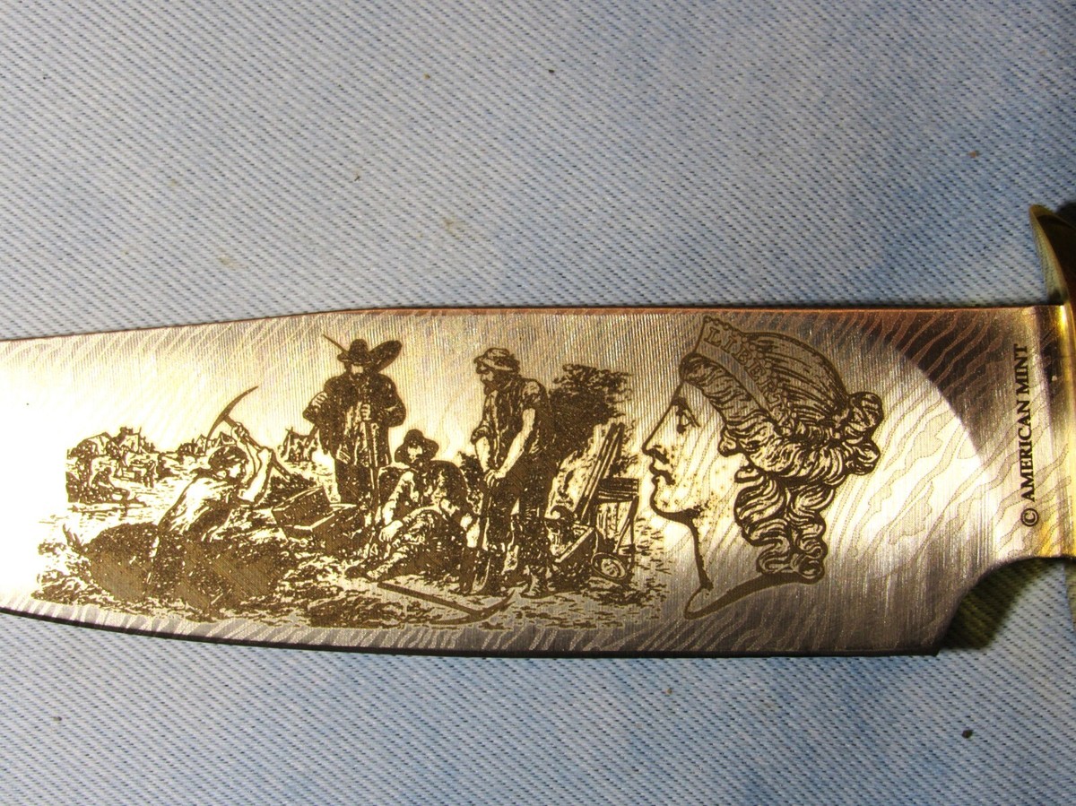 American West Gold & Silver Coin Bowie Knife Collection