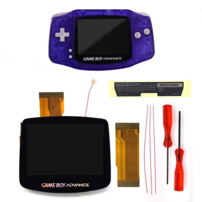 Drop In GBA V5 IPS LCD Laminated Backlight Screen Kits For Game Boy Advance GBA
