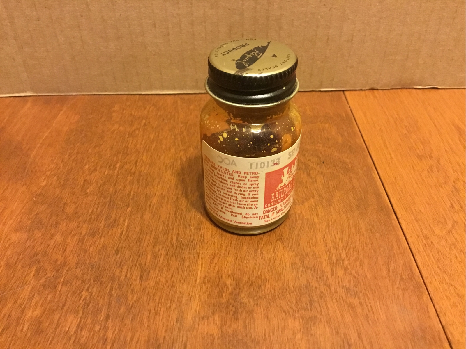 Vintage FLOQUIL Railroad Colors 110133 Armour Yellow Paint 1 FL OZ