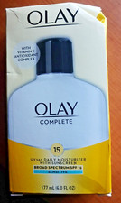 NIB OLAY Complete Sensitive Moisturizer Sunscreen Broad Spectrum SPF 15 6oz 7/25